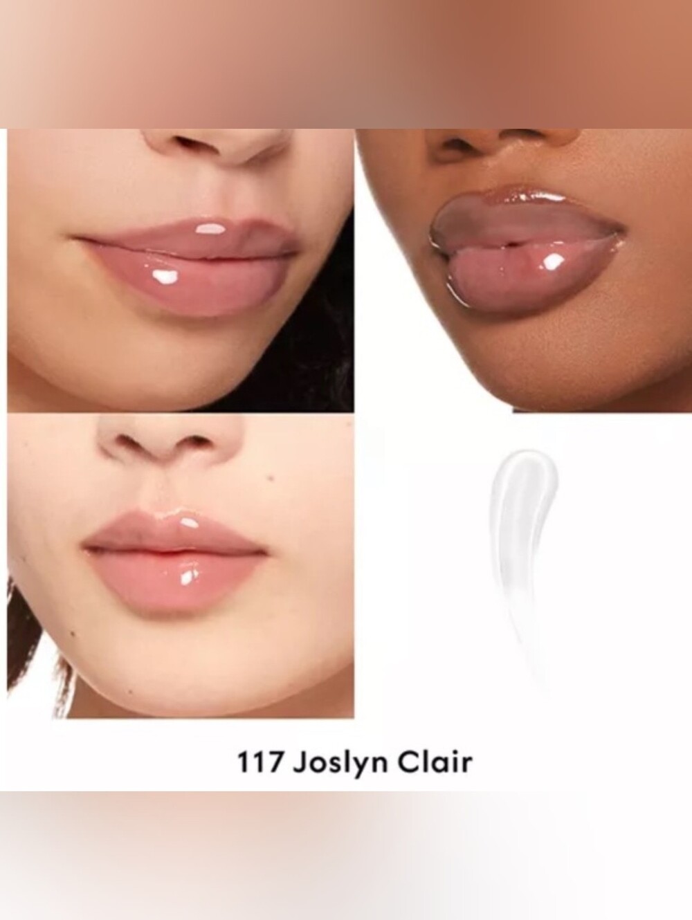 Gucci Lip Plumping Lip Gloss 117 Joslyn Clair